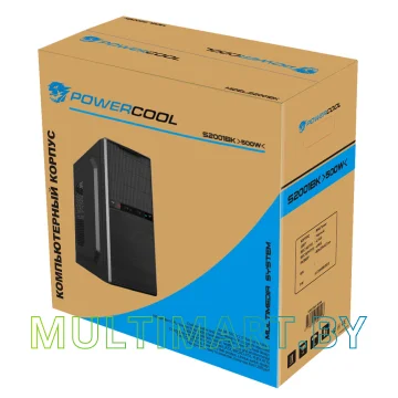 Корпус PowerCool S2001BK 500W картинка 8